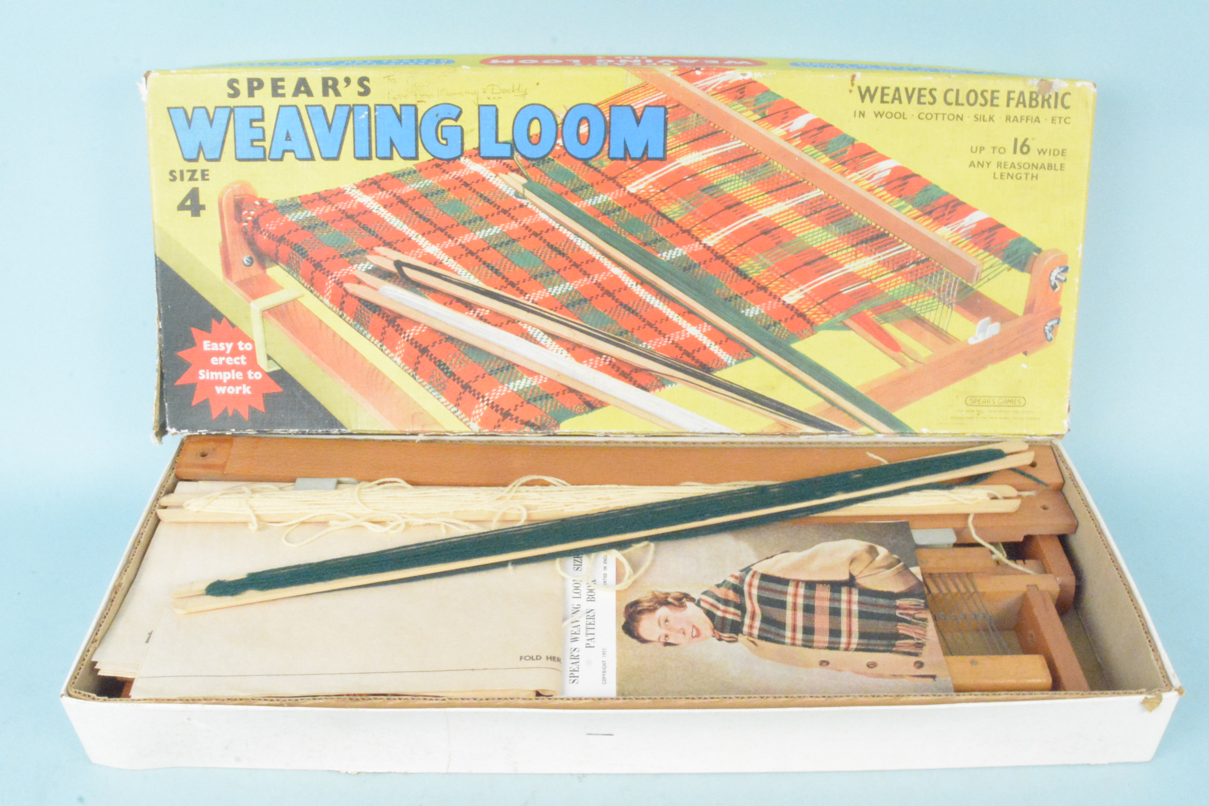 A vintage boxed 'Spears Weaving Loom Size 4', - Image 2 of 3