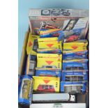 Various new and boxed collectors cars including Shell sports car,