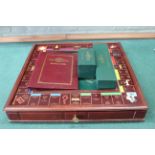 Franklin Mint large Monopoly chest 'The Collectors Edition' with pull out drawer and real estate