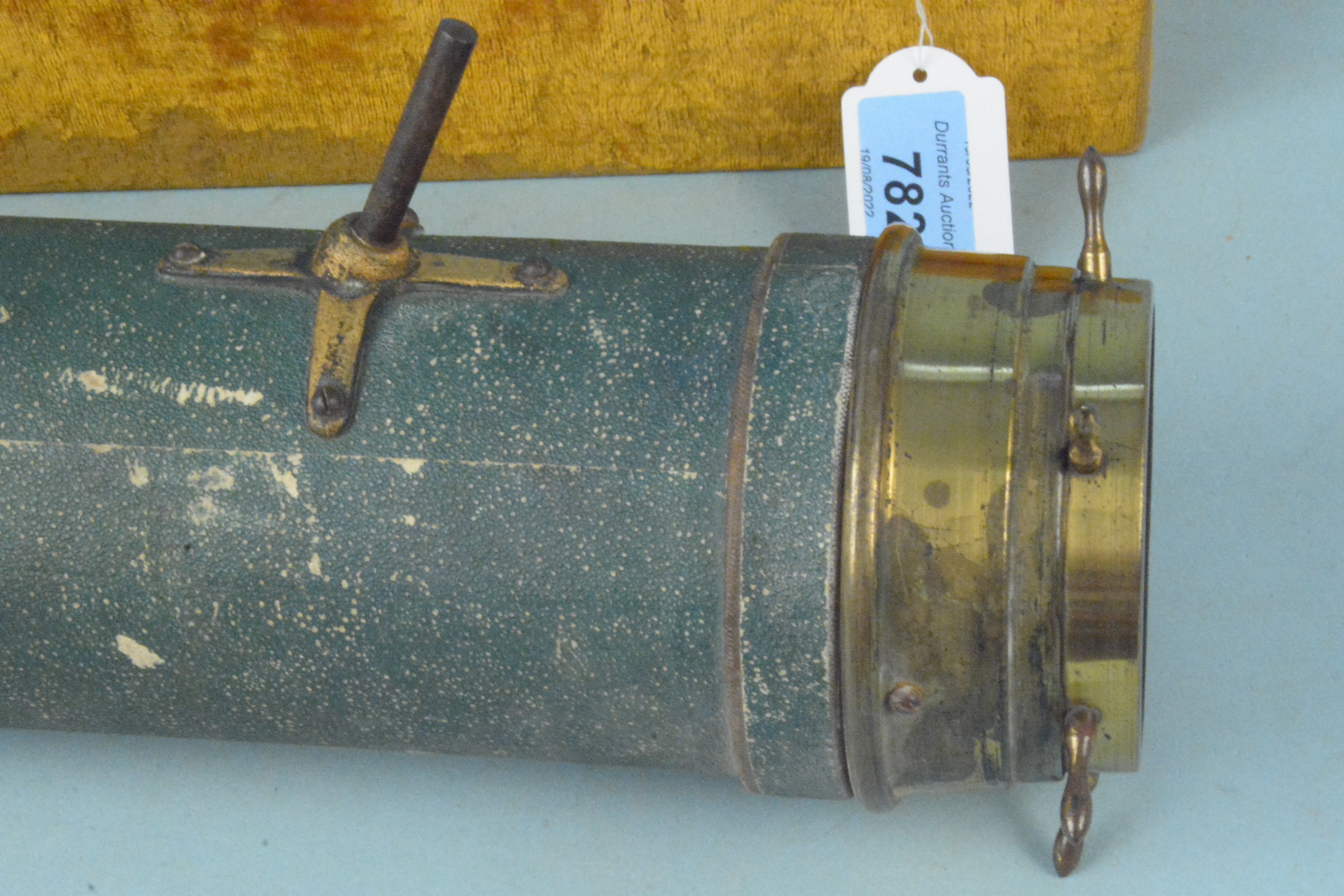 A London stereoscopic company 'New Patent Jewel Kaleidoscope' circa 1860 with cloth covered barrel - Image 3 of 3