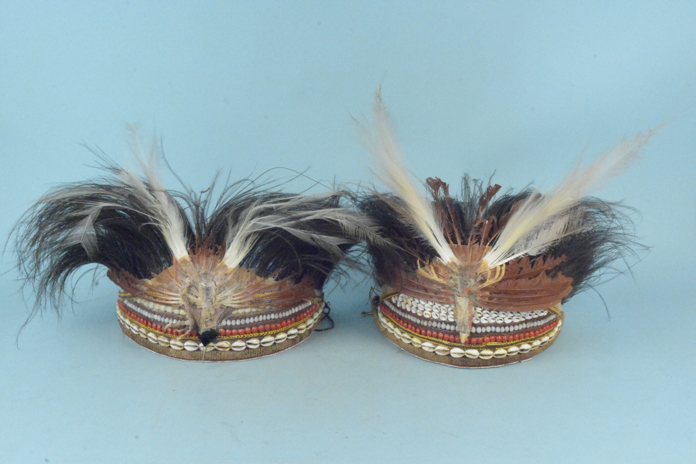 A pair of Papua New Guinea headdresses, early to mid 20th Century,