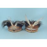 A pair of Papua New Guinea headdresses, early to mid 20th Century,