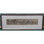 A framed print 'A Trip to Brighton Plate 1', published 1824,