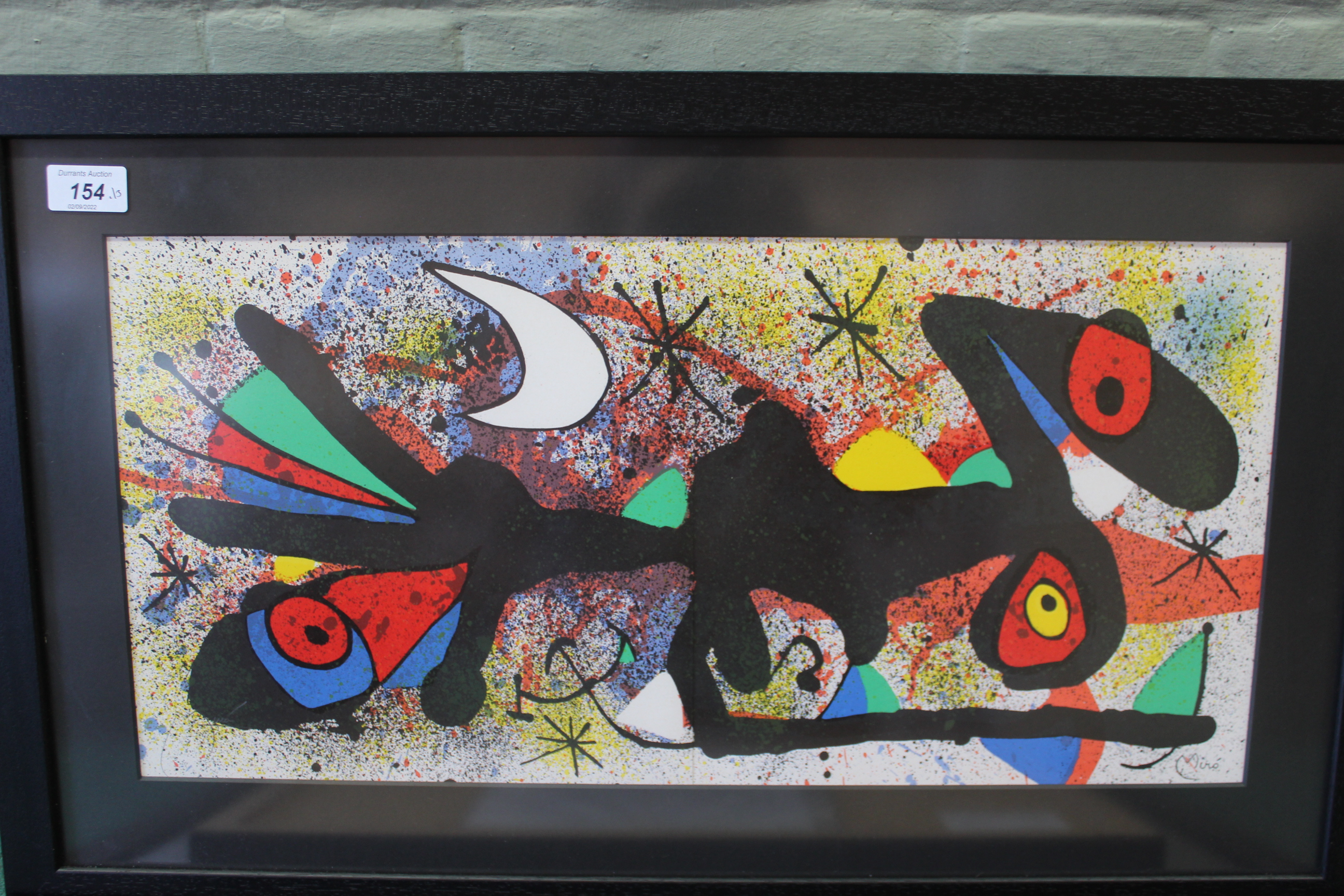 Joan Miro (1893-1983), a trio of framed lithographic prints, - Image 2 of 3