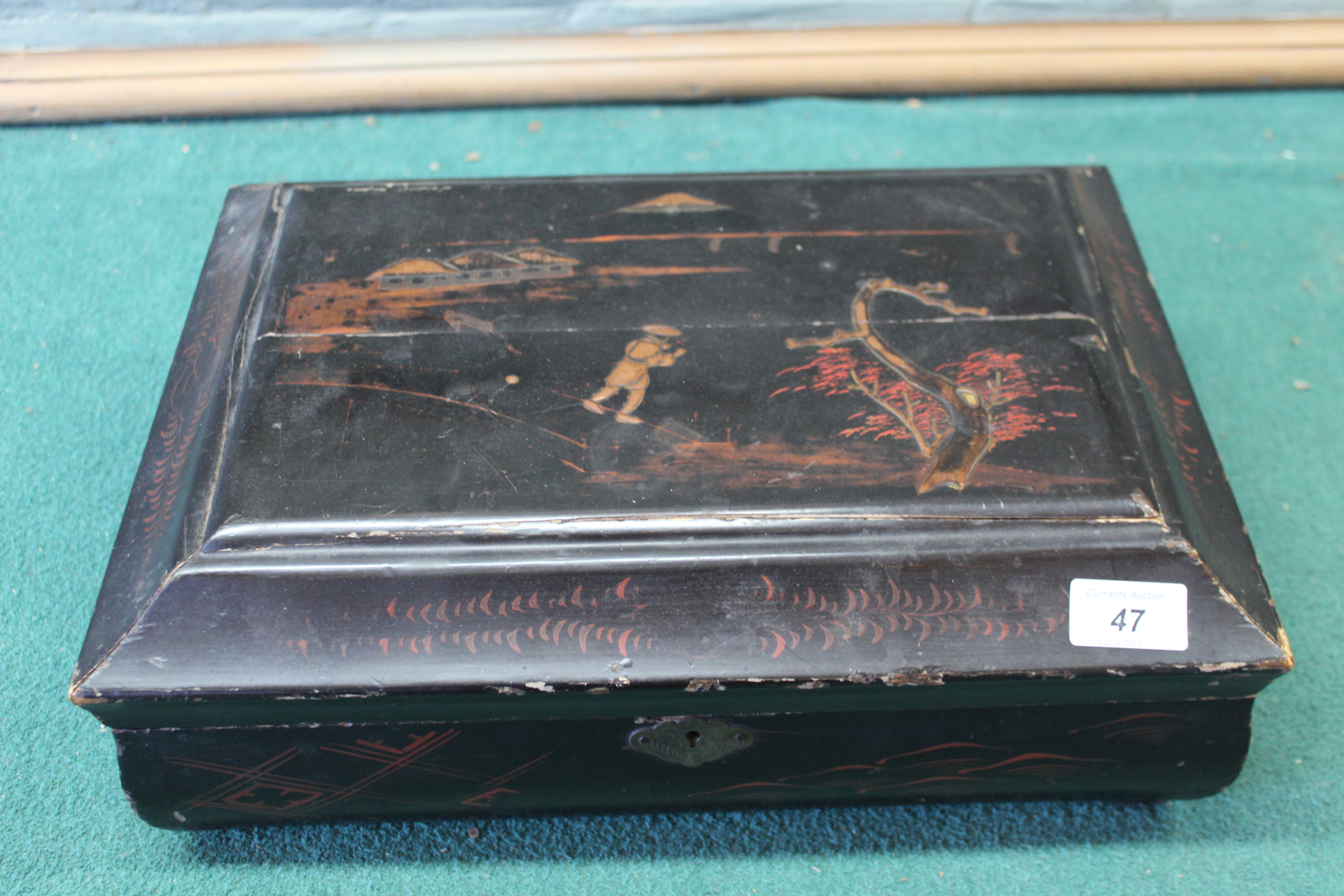 A 19th Century Japanese export lacquer box