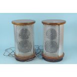 A pair of model JR149 loudspeaker system speakers (signs of age and use)