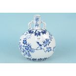 A 20th Century Chinese blue and white moon flask