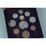 1951 Festival of Britain coin set in red box (no paperwork)