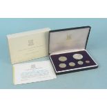 1973 first official coinage set of the British Virgin Islands