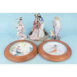 A Franklin Mint 'Sisters of Spring' by Caroline Young figure group,