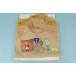 A 1949 Masonic certificate plus a selection of Masonic medals,