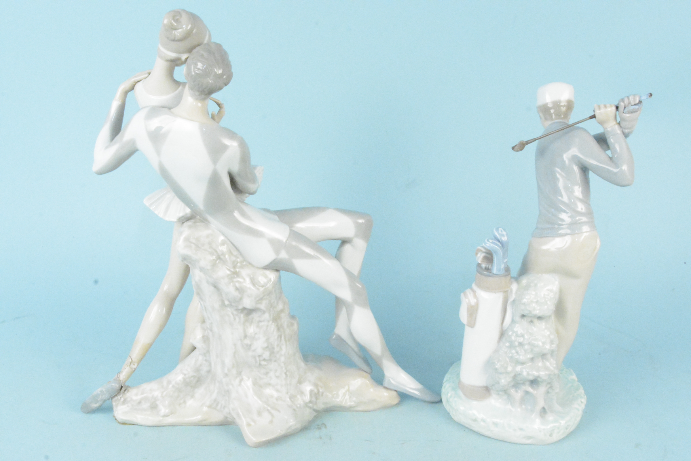 A large Lladro figure group of ballet dancers (hand damaged, foot repaired and fingers missing), - Image 2 of 4