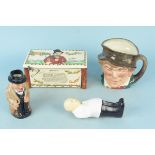 A Royal Doulton character jug, a Doulton Winston Churchill,