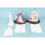 A Royal Worcester porcelain figurine 'Queen Victoria' limited edition 943/4500 with certificate,