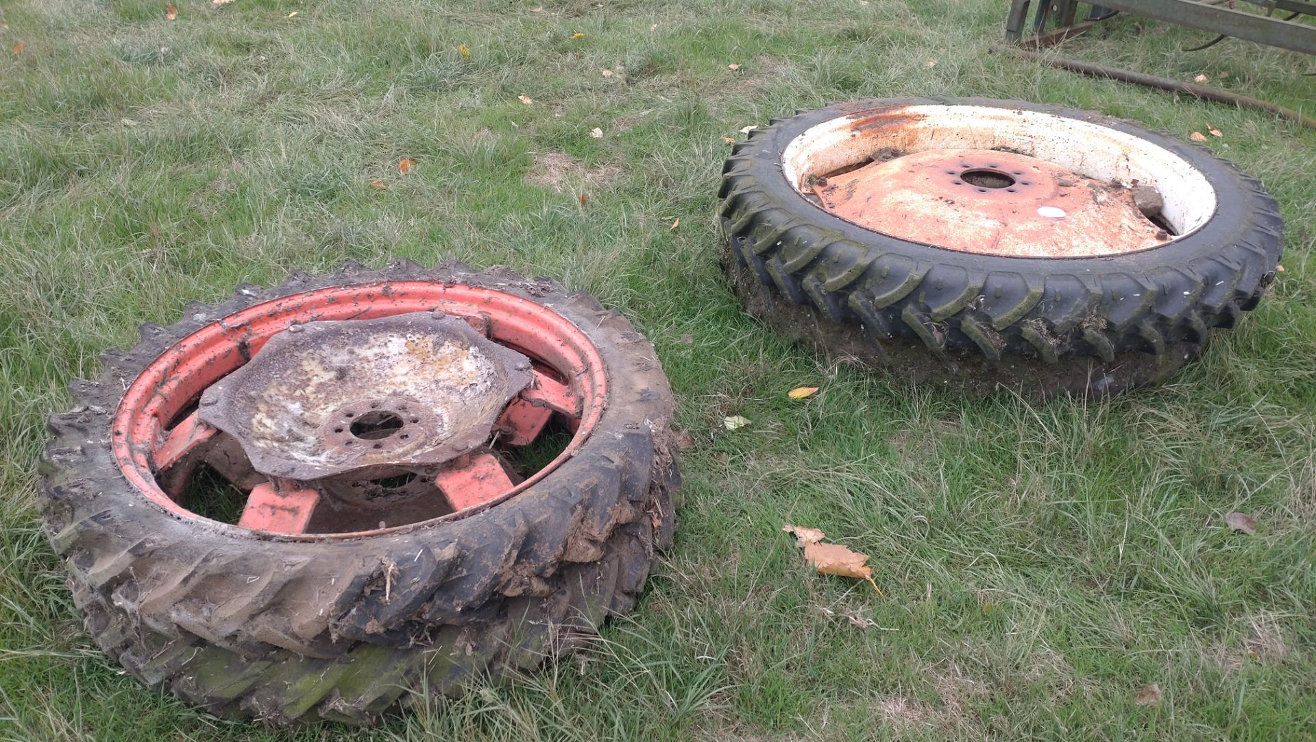 4 x Row Crop wheels and tyres