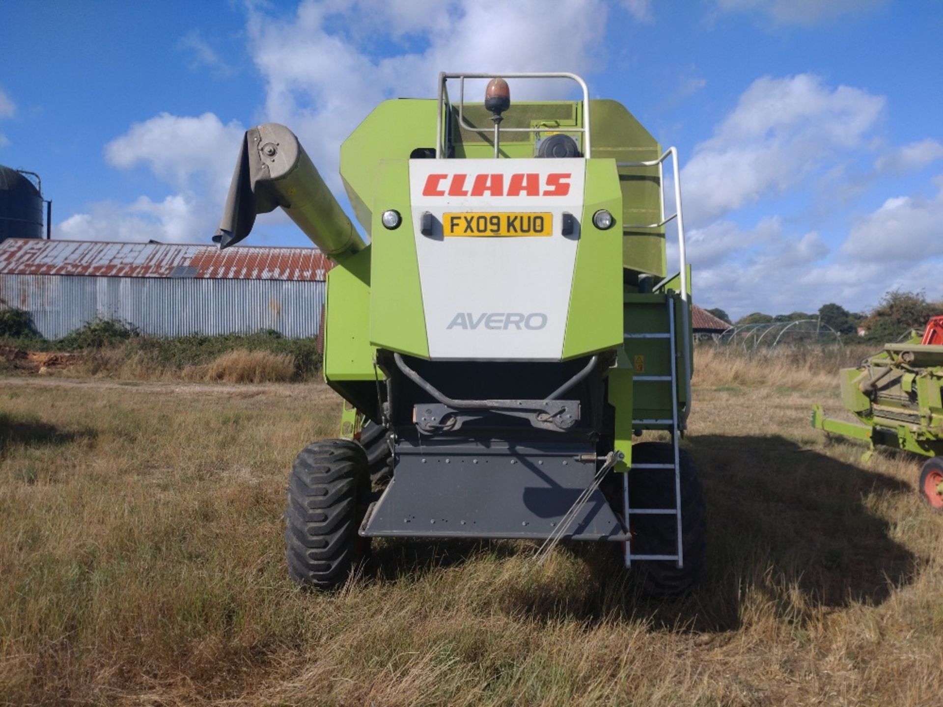 2009 Claas Avero 240 Combine with C490 Header, Reg: FX09 KUO, s/n 45100021,Ceres 800i Monitor, - Image 4 of 11