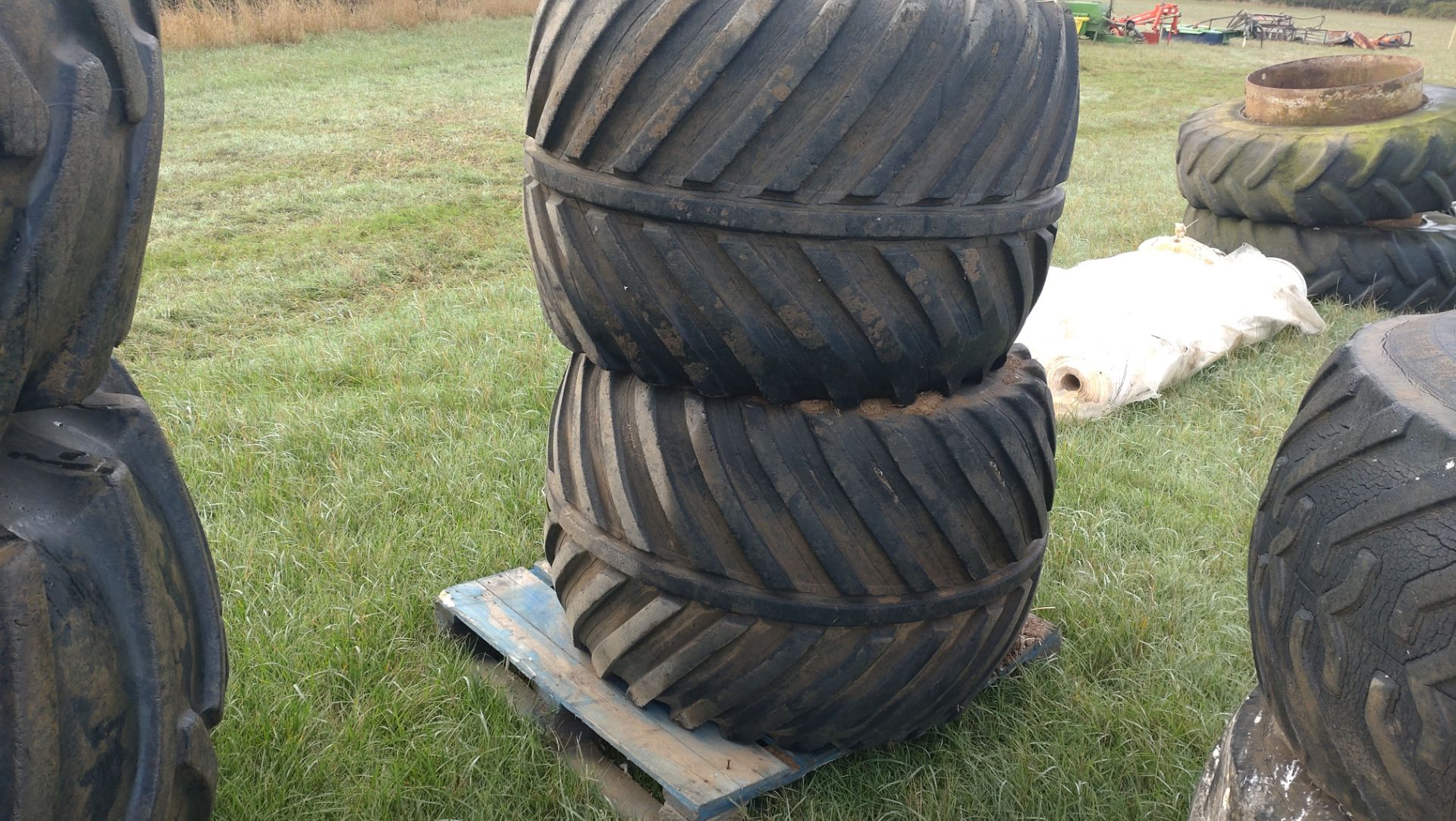 Pair of Terra tyres