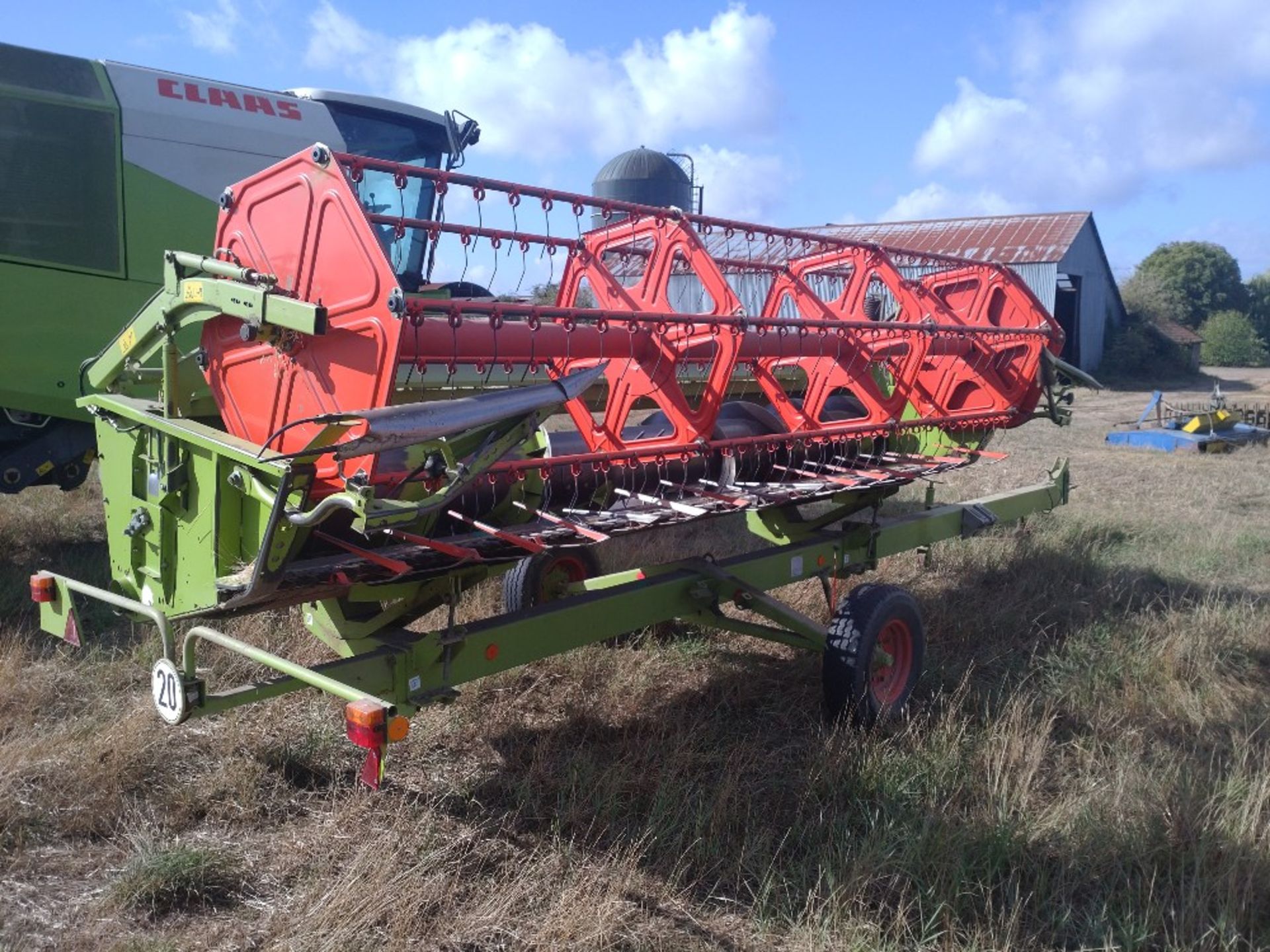 2009 Claas Avero 240 Combine with C490 Header, Reg: FX09 KUO, s/n 45100021,Ceres 800i Monitor, - Image 5 of 11