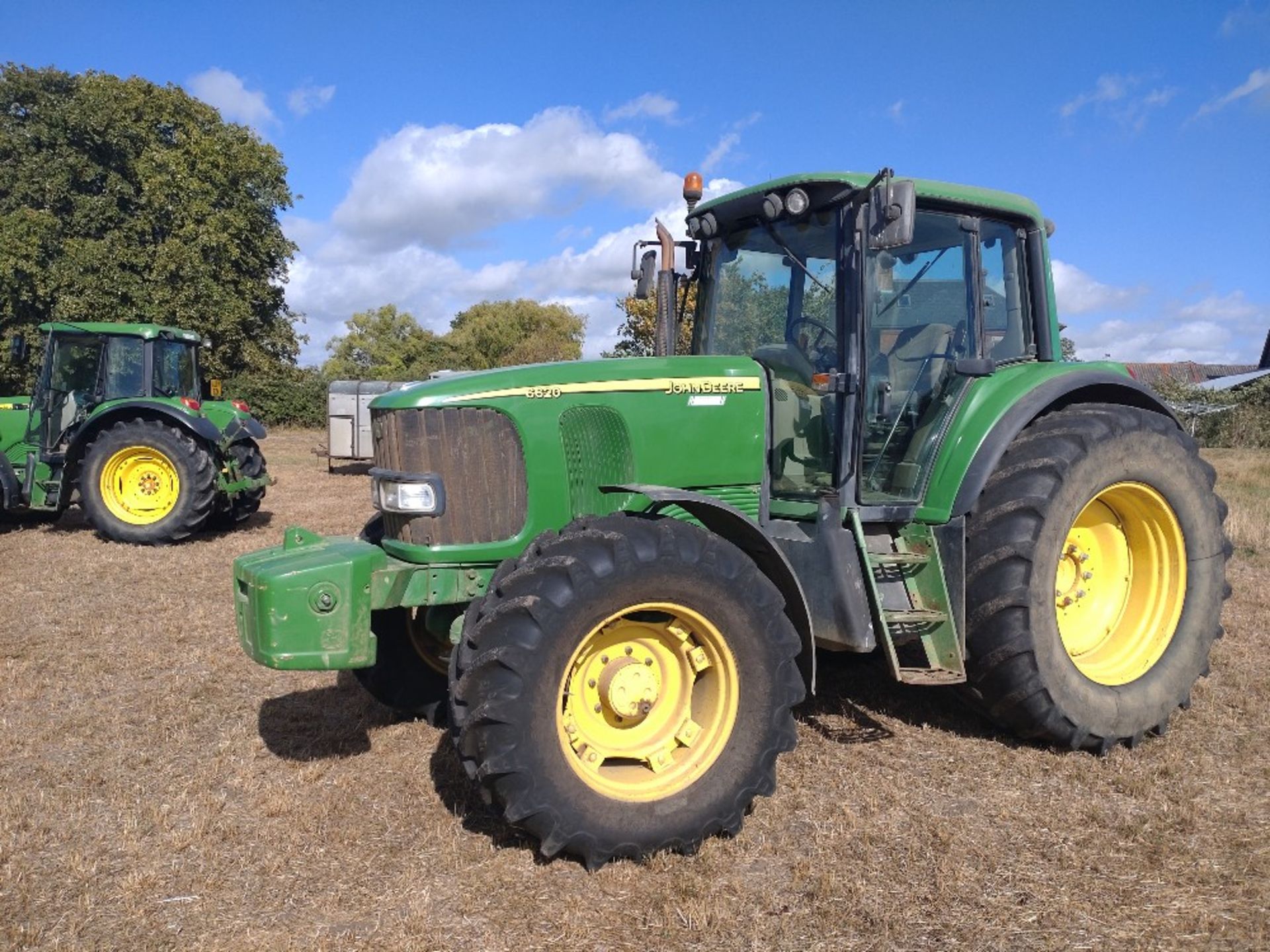 2003 John Deere 6620 4wd tractor, 6358 hours, Reg: AG03 KNK,