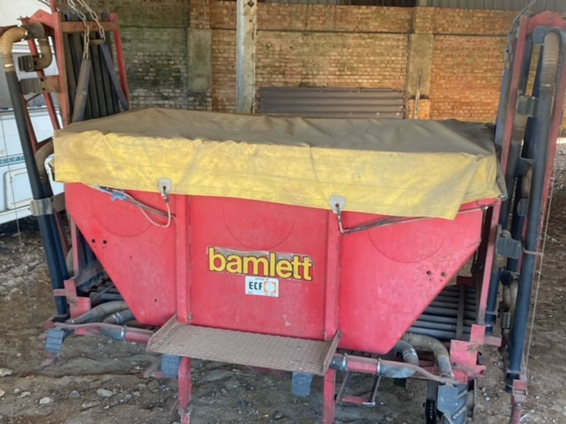 Bamlett pneumatic fertiliser spreader c/w avadex granular kit