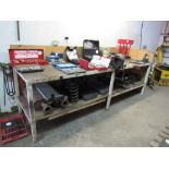 Metal work bench and vice only,