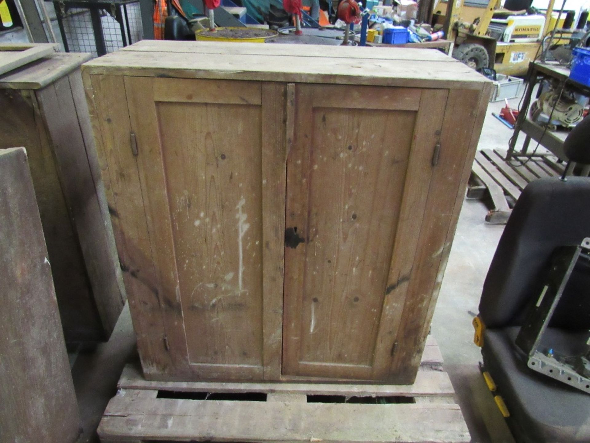 1 x Pine 2 door cabinet