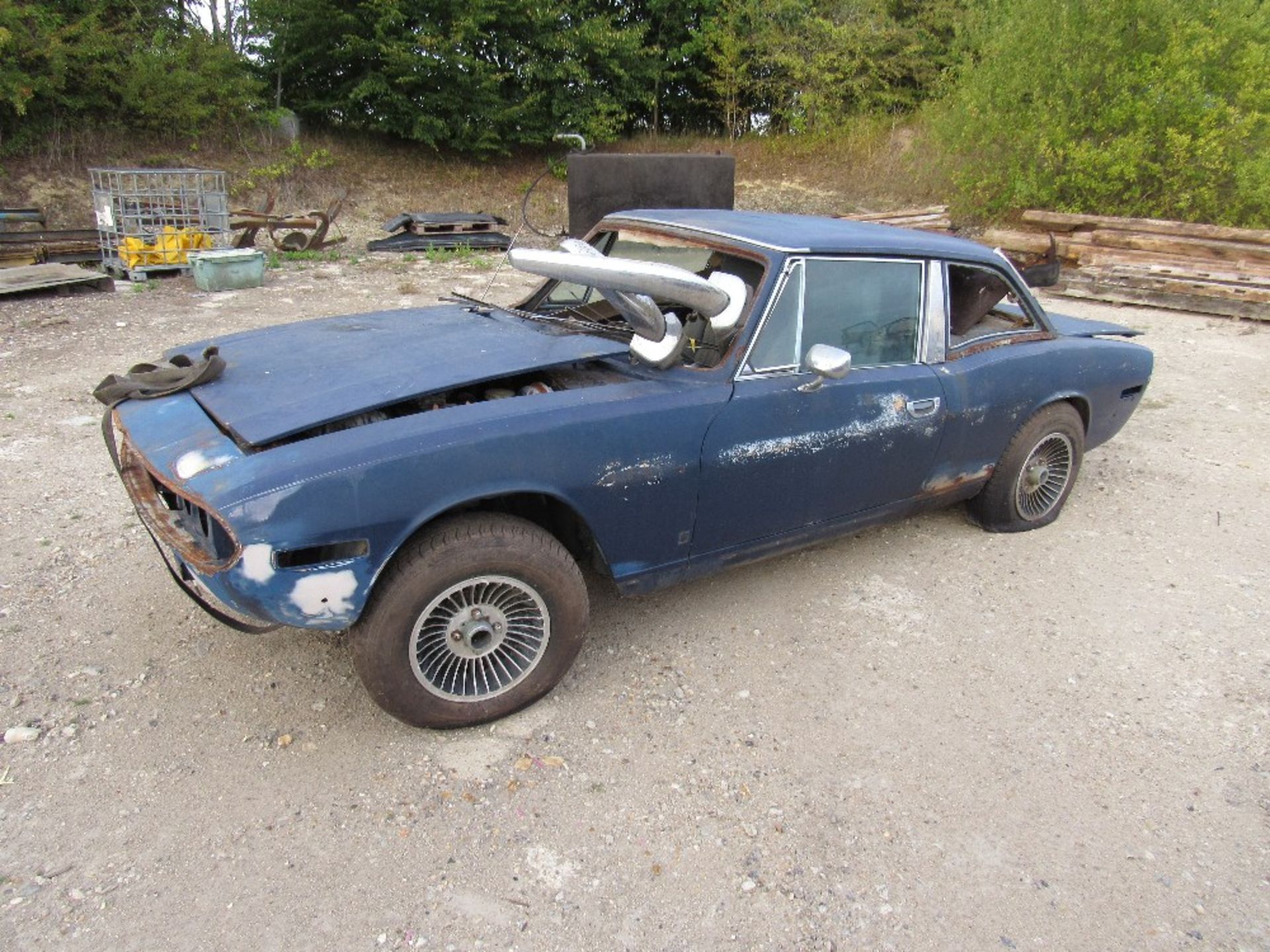 Triumph Stag with Triumph V8 engine, as found, left hand drive, good shell,