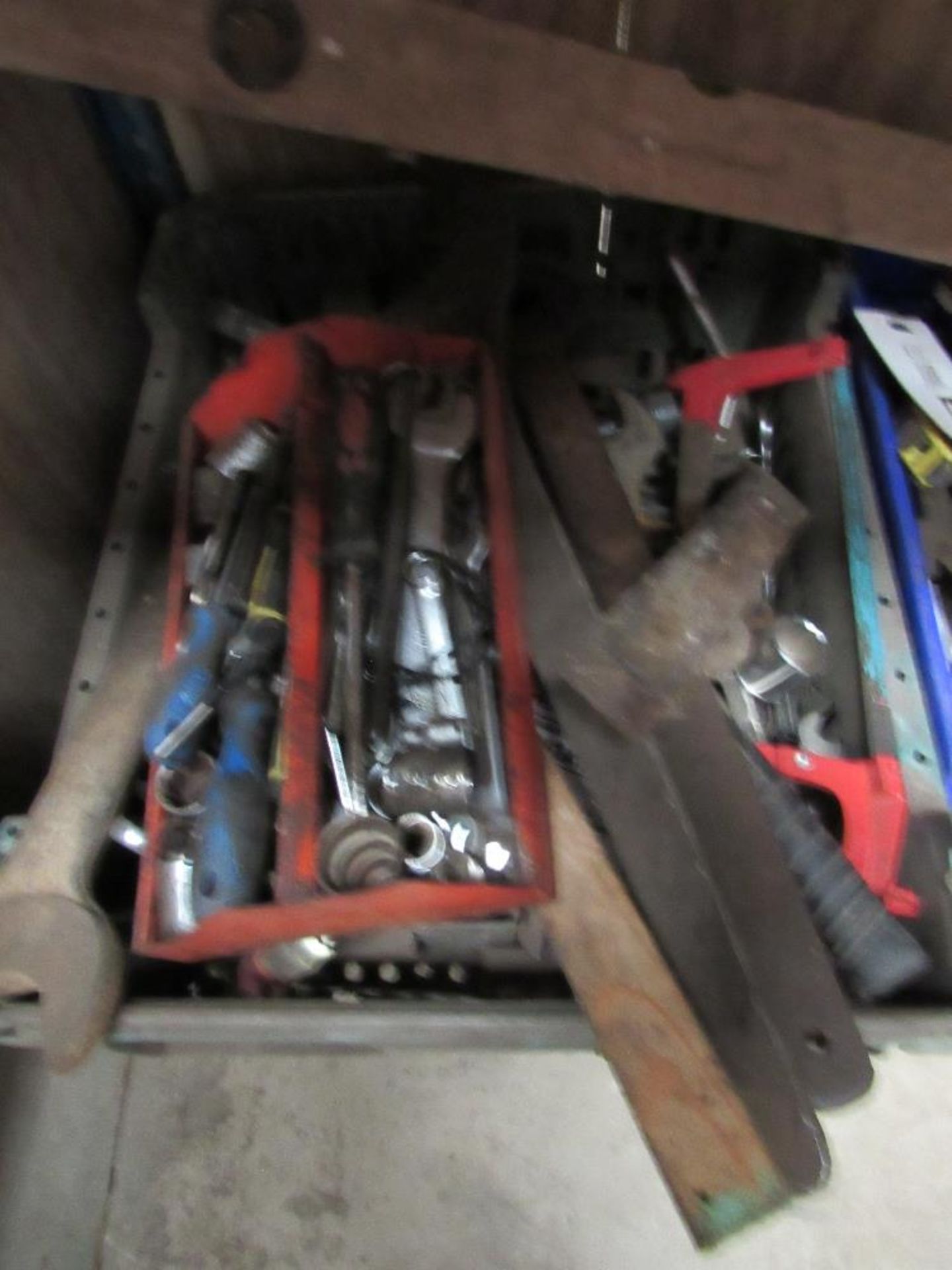 Tray of hand tools