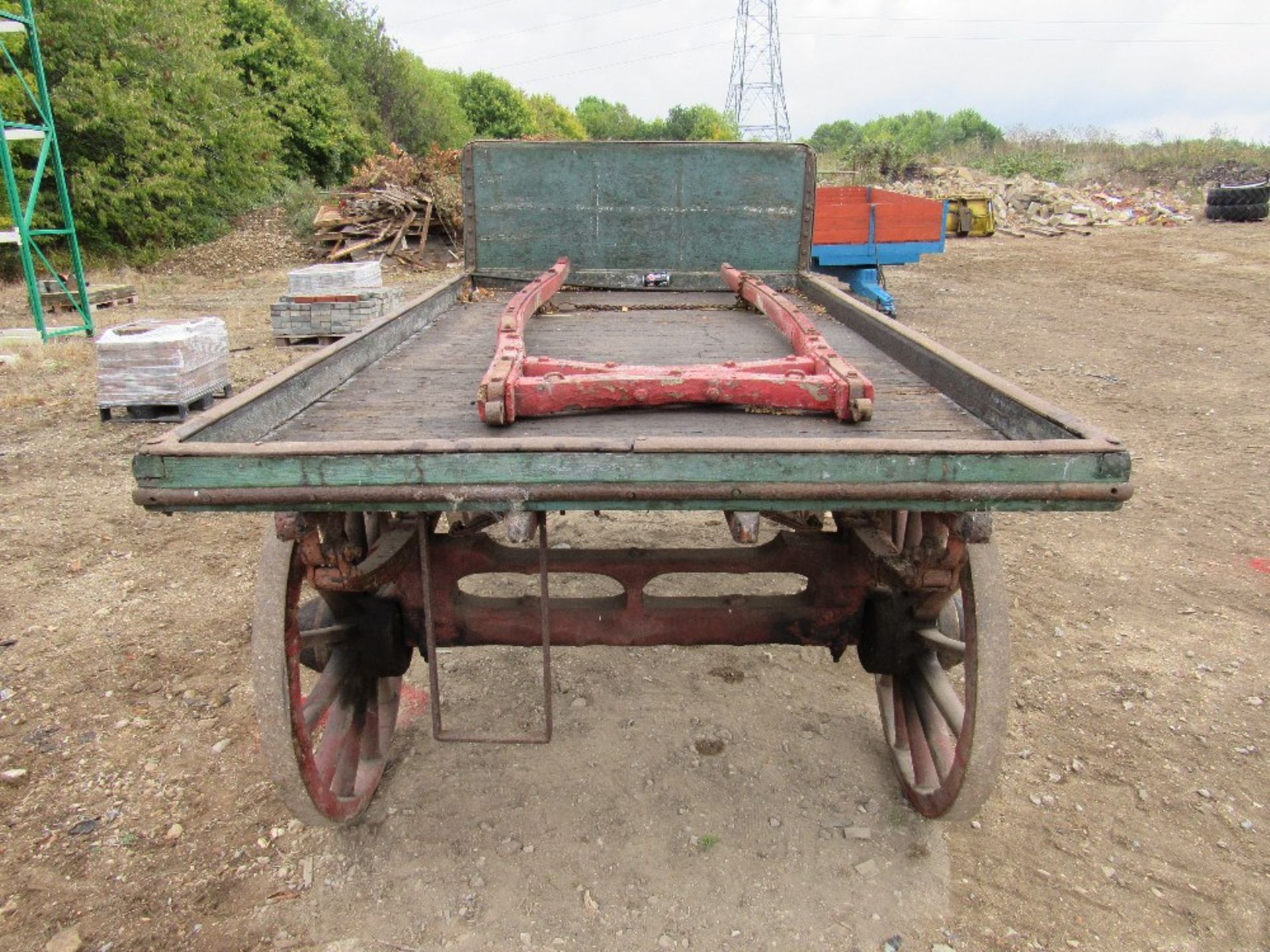 4 Wheel horse drawn coal dray - Image 2 of 3
