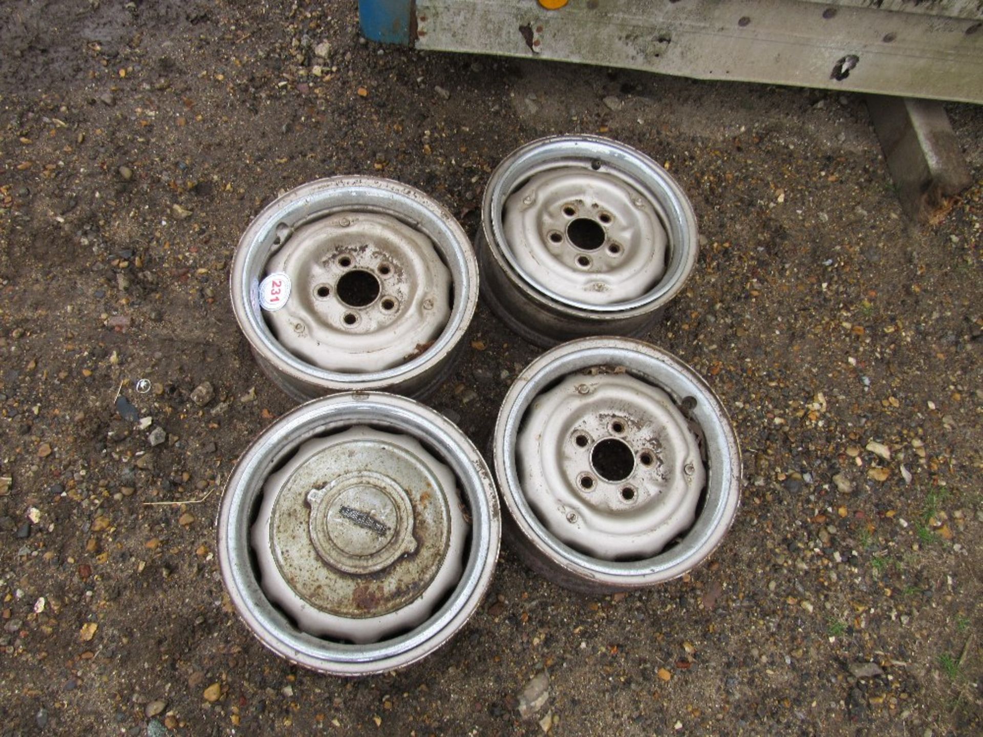 4 x Jaguar steel wheels