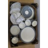 A Wedgwood 'Moonlight' pattern part tea set, six cups, ten saucers,