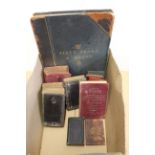 Various vintage books including '60 Years a Queen' (loose boards), six miniature poets books,