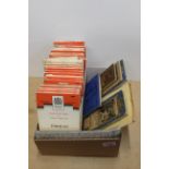 A selection of vintage ordnance survey maps including Bartholomew's and Wade's
