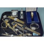 Assorted mens and ladies vintage wristwatches to include Seiko,