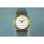 A c1980's gents Orient 'Chandor' quartz bi-metal wristwatch