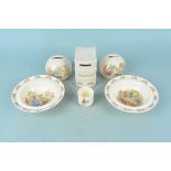 Royal Doulton Bunnykins, three money boxes,