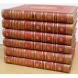 A set of six books 'A Series of Picturesque Views of Seats of the Noblemen and Gentlemen of Gt