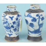 A pair of Chinese vases, 12.