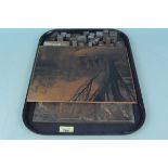 Copper printing plates,