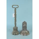 Two antique door stops,