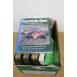 Three well filled albums of 1960's-2000's motor racing cards taken from pictures produced by