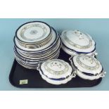 A part dinner service by 'Crescent - The Jewel',