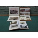 Three albums of postcards and photos including vintage views of Pakefield, Kessingland,