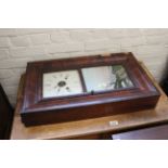 A late 19th Century American mahogany cased wall clock