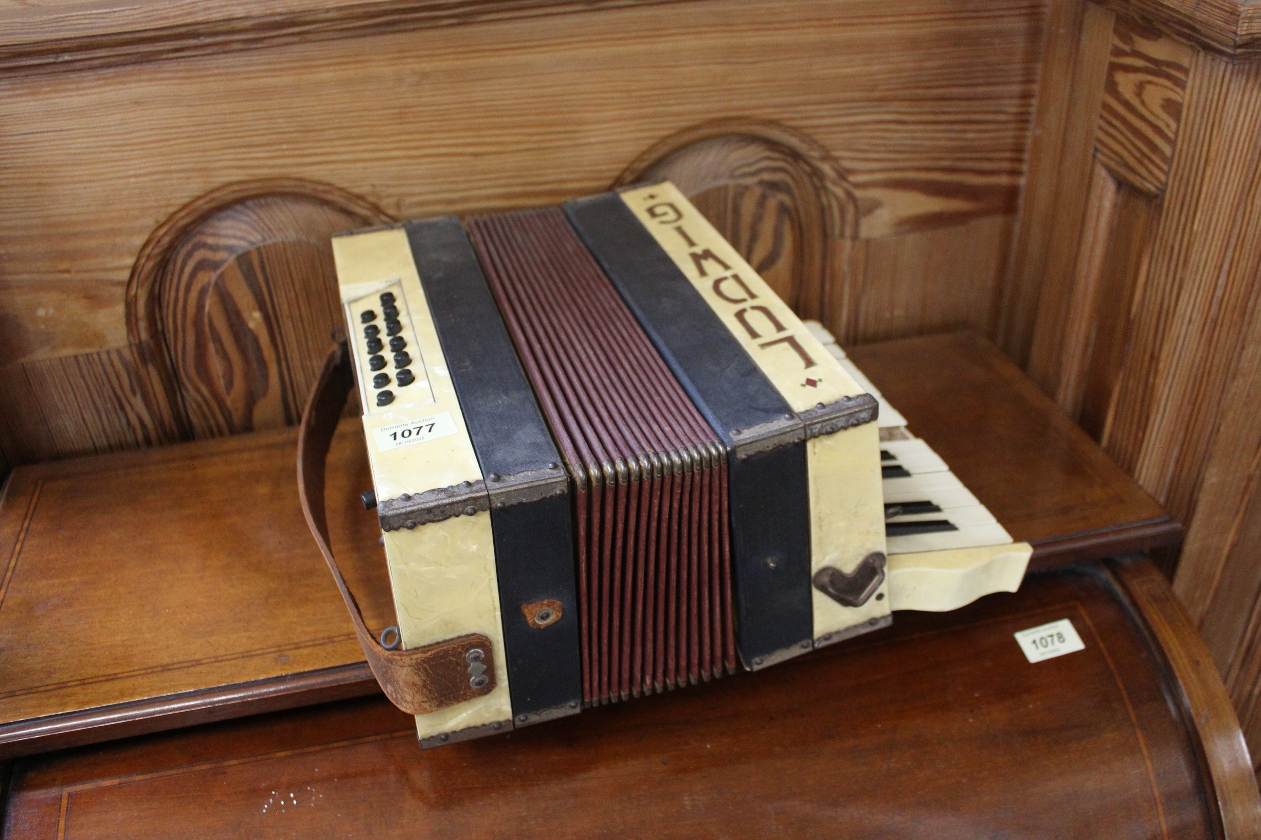 A Ludwig piano accordion
