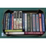 Various Folio Society volumes with a military theme including Trafalgar, Enigma,