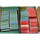 Two boxes of Loeb Classical Library volumes (approx 68 volumes),