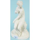 A Dilettanti cast stone figure of 'Scent',