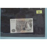 Jo Page Chief Cashier 1970-1980 £10 banknote,