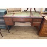 An early 20th Century leather writing desk